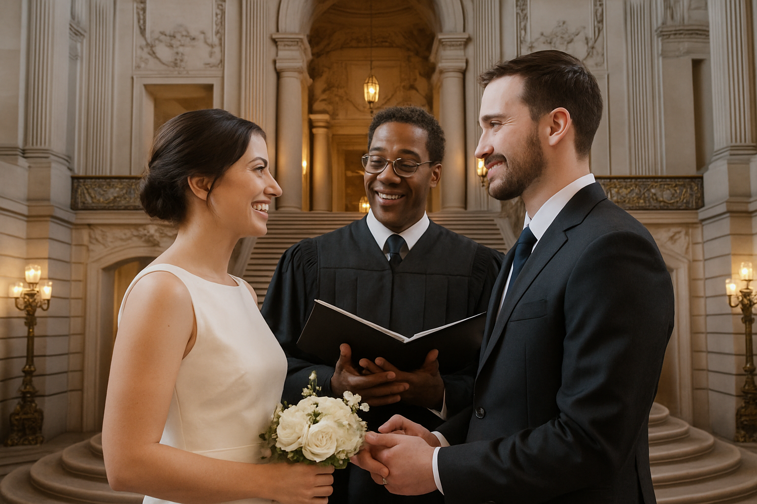 City Hall Wedding Officiated